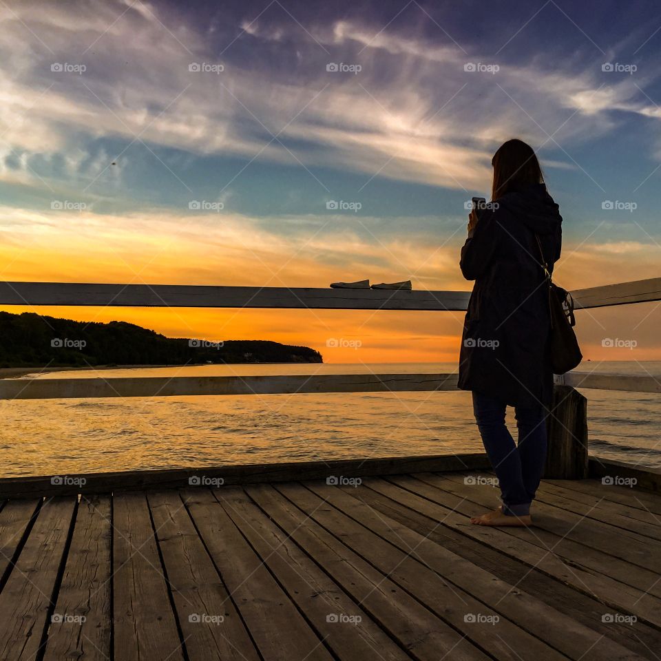 Sunset, Beach, Sun, Sea, Dawn