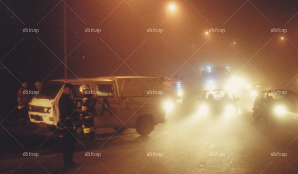 cars mist fog ambulance by MagnusPm