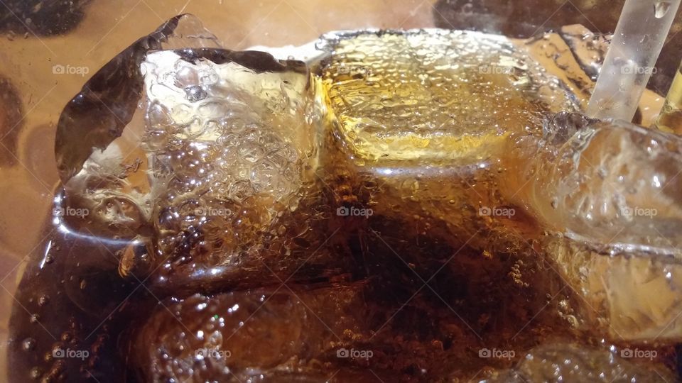 ice in soda