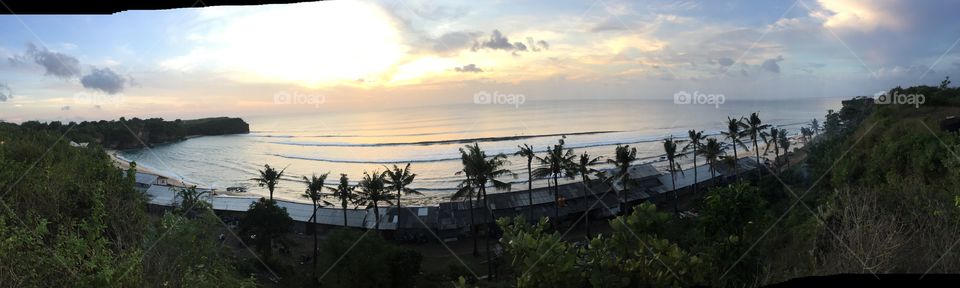 Balangan beach sunset, Bali