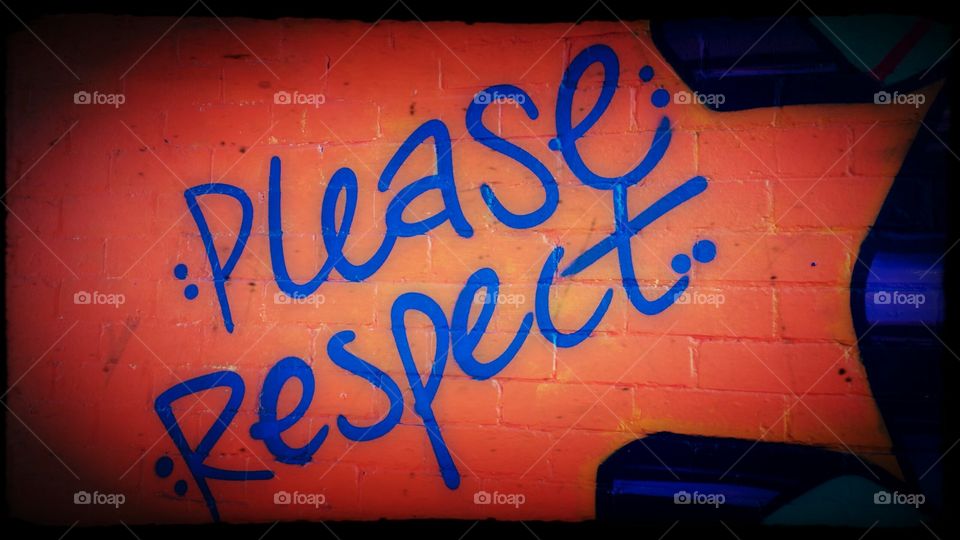 please respect. graffiti kings paying tribute melbourne Australia