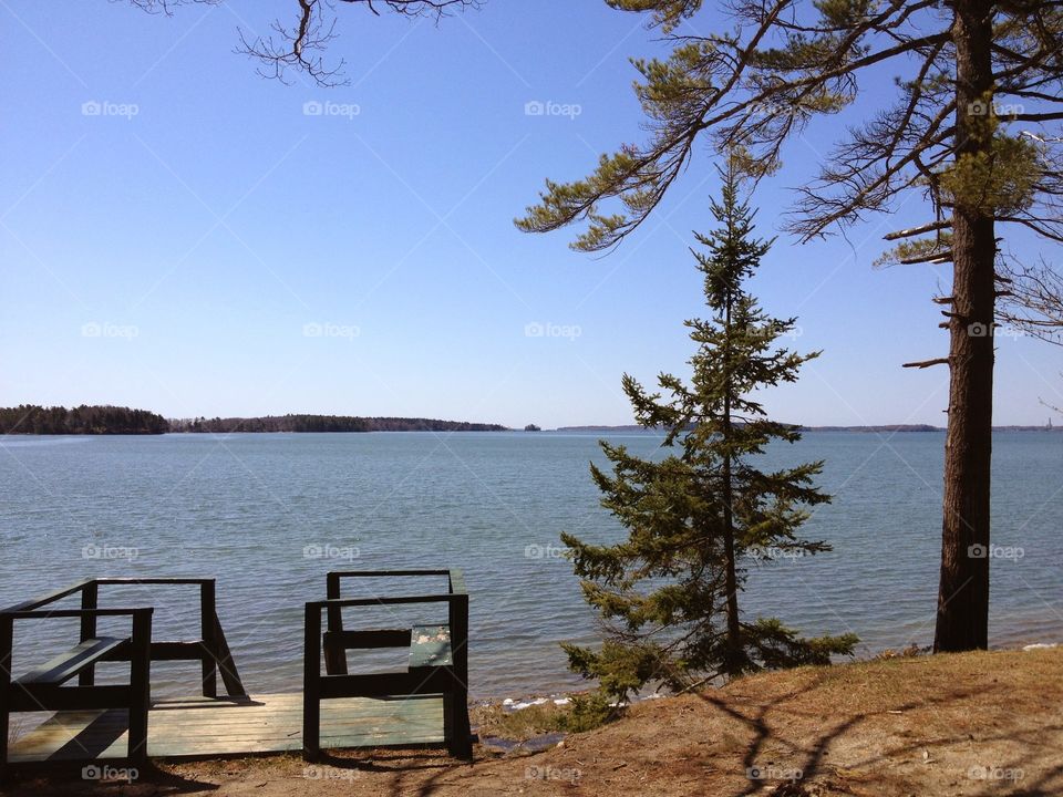 Recompense Campground. Flying Point, Maine
