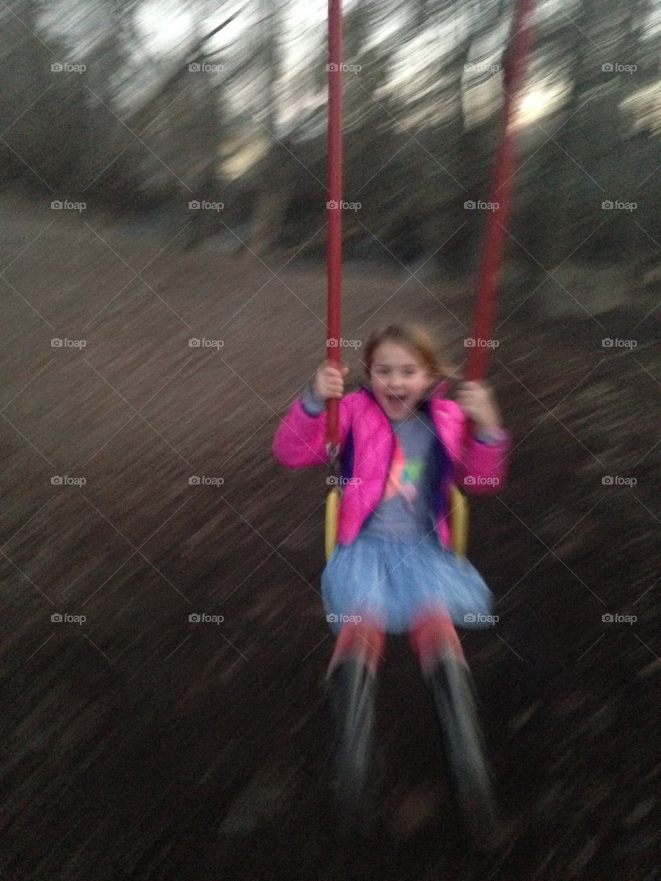 caught in a moment of pure joy 