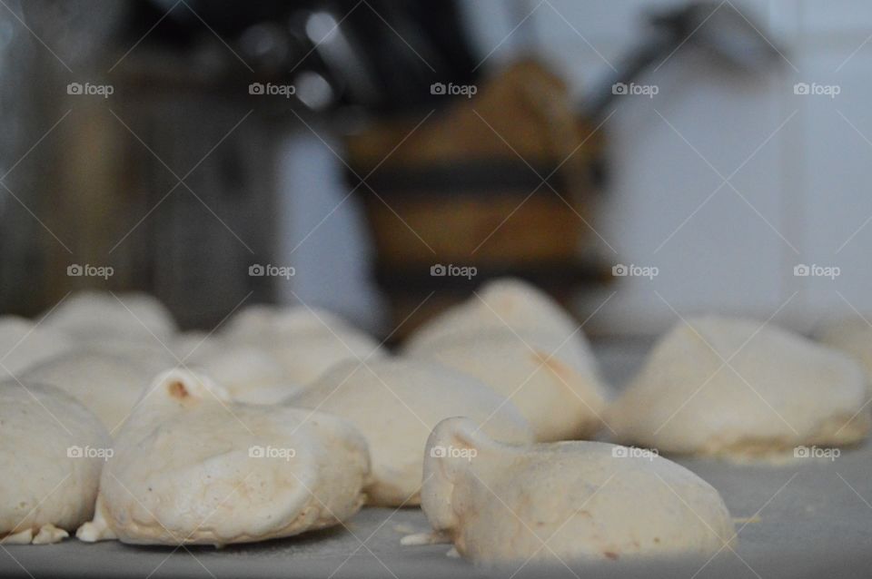 Homemade meringues