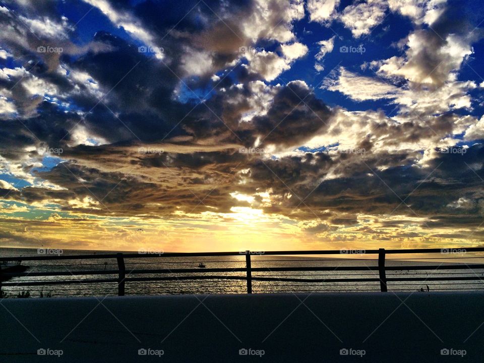 Sunset at John's Pass, Madeira Beach, FL