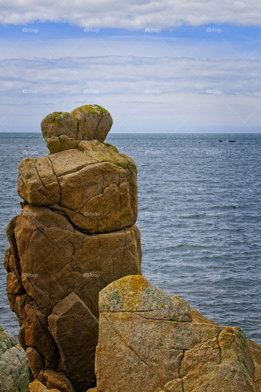 view of the coast of the sea