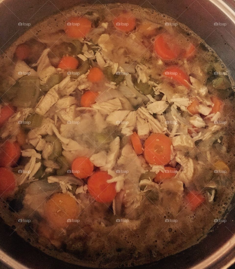 Hot Chicken soup