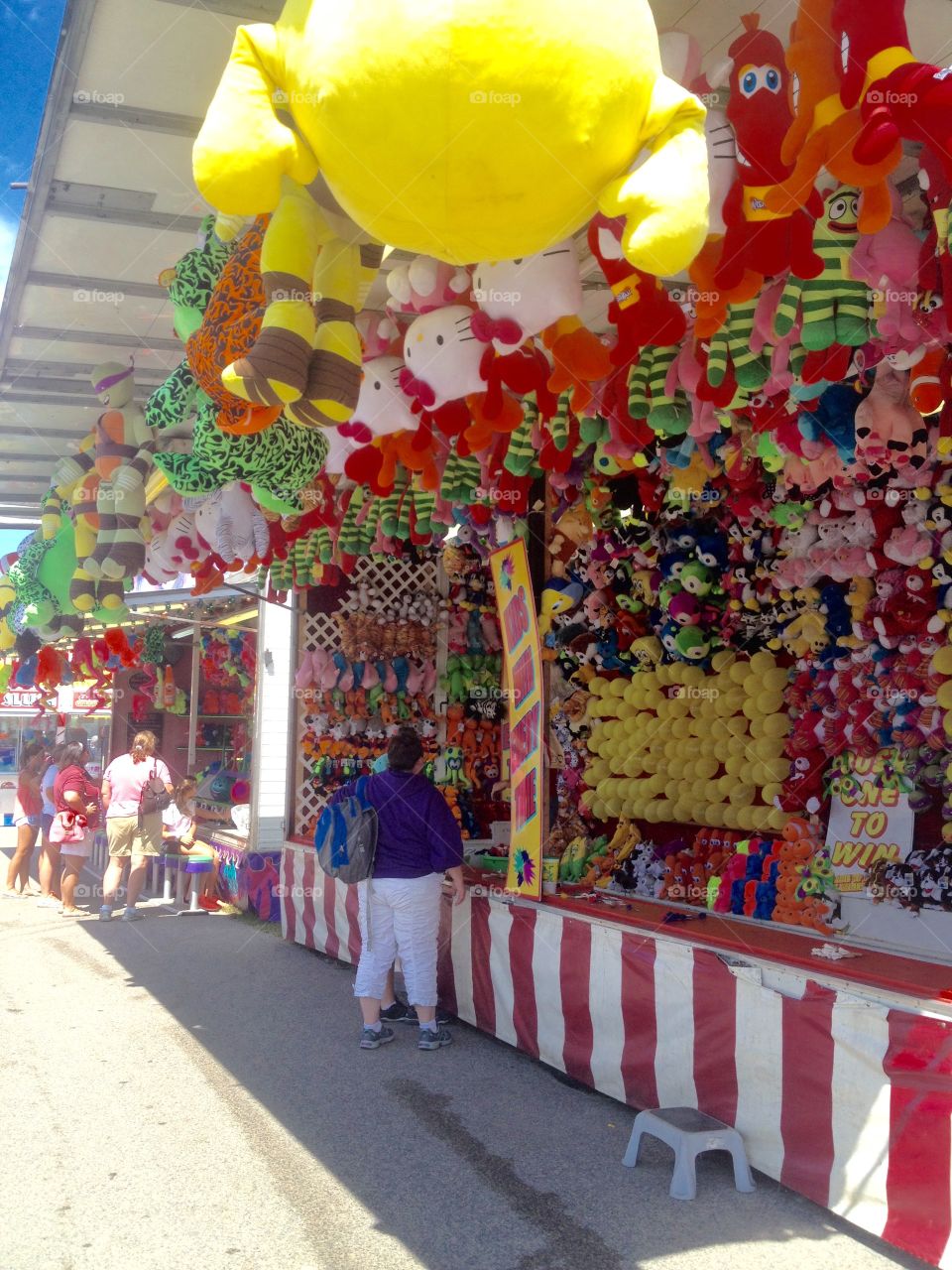 Fair comes to town, colorful & fun.
