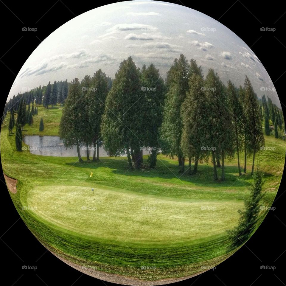 Fish eye golf