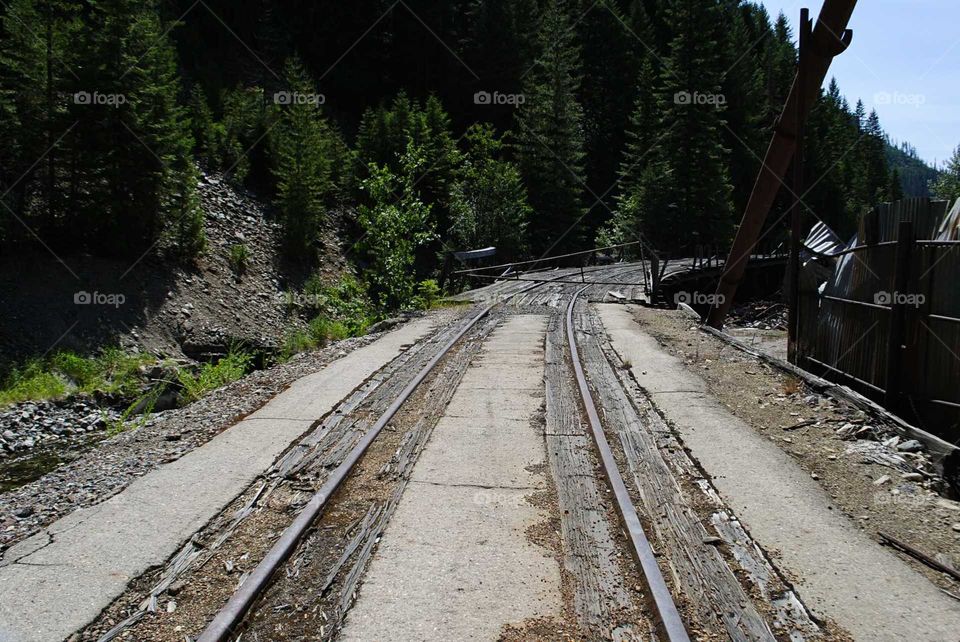 Railroad ran right through the. hotel. as we as a stream and eventually another railroad
