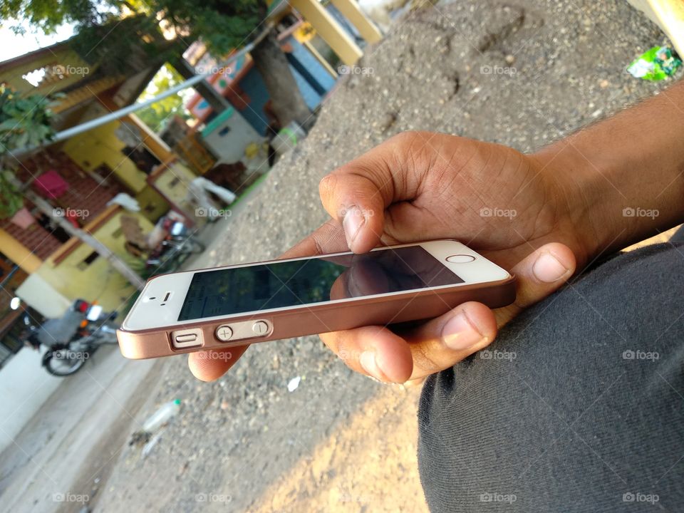 iPhone in hand seems awesome