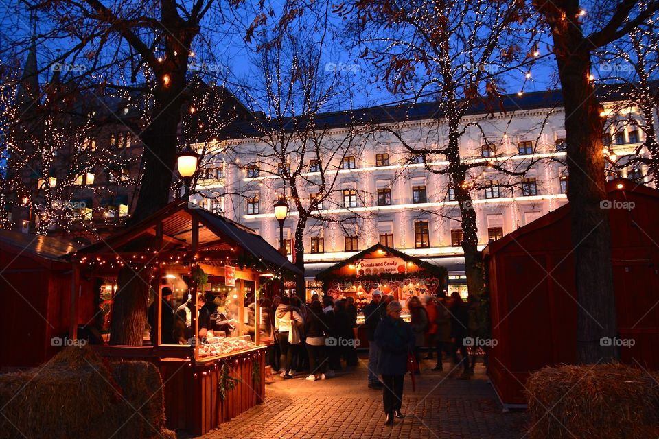 Christmas market with the perfect Christmas spirit 
