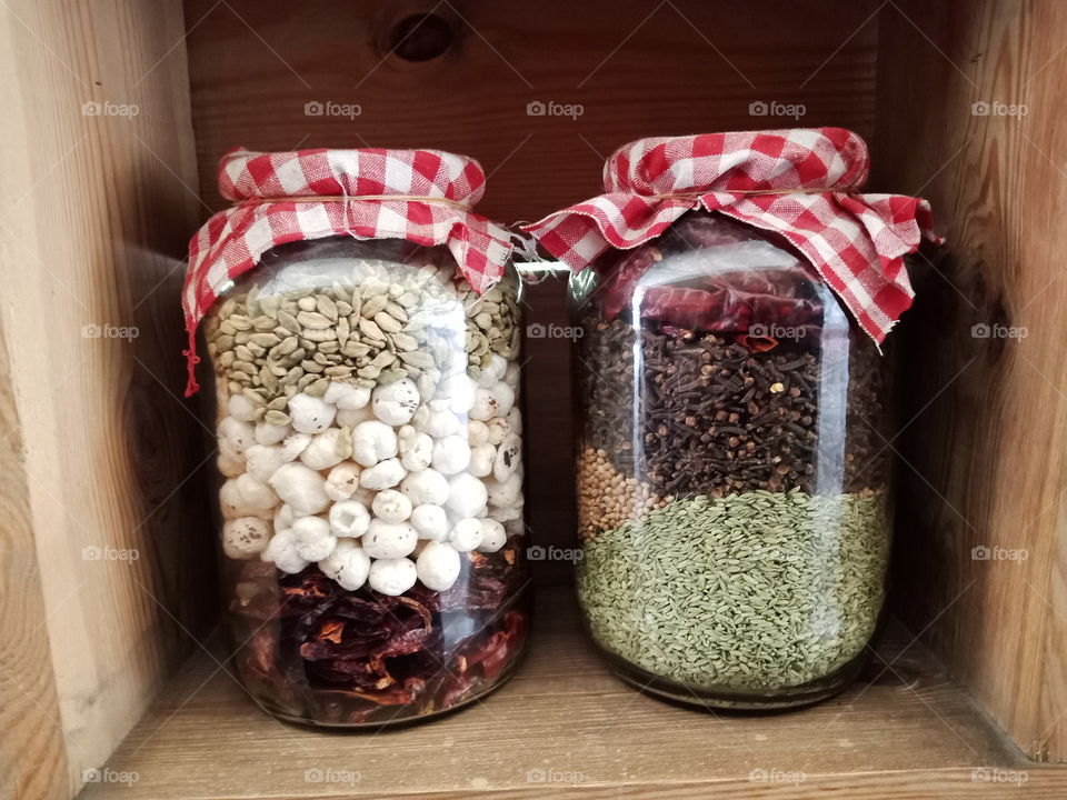 spice jars