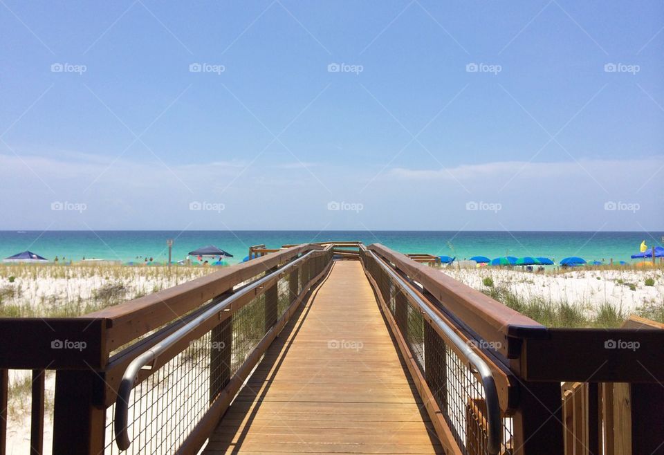 Boardwalk at the beach 