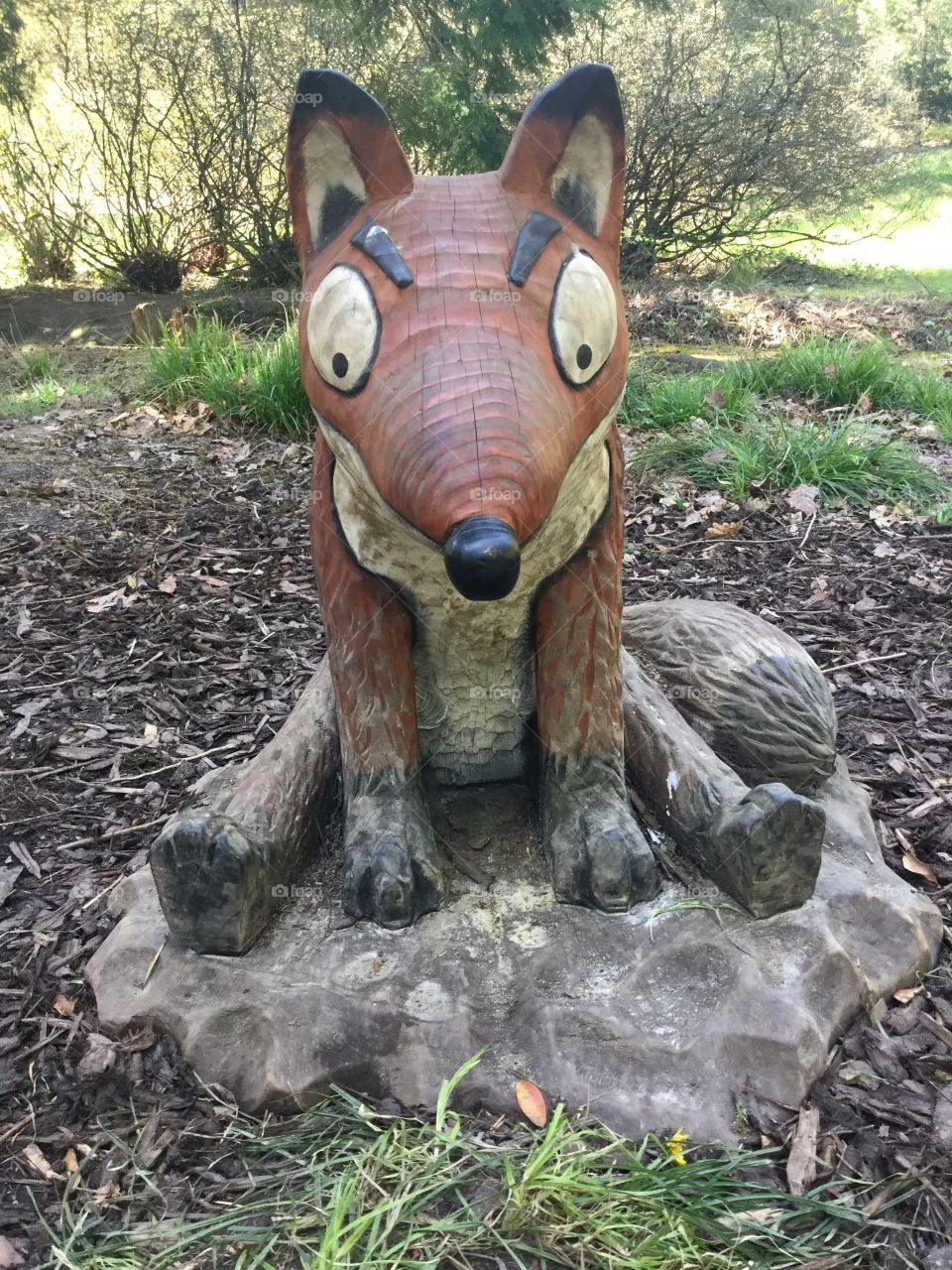 The fox from The Gruffalo, Bedgebury Pinetum