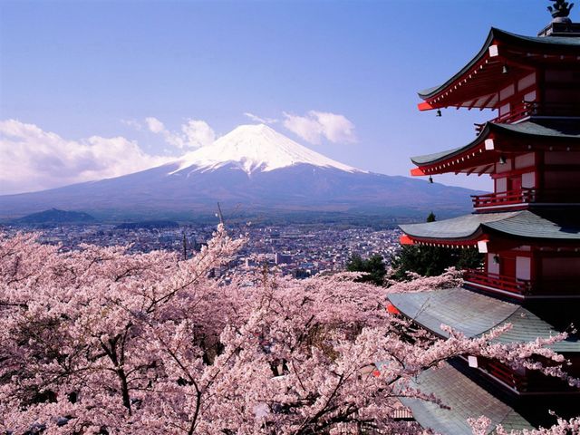 Mount Fuji Scene