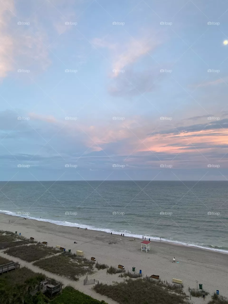 Beautiful beach sky 
