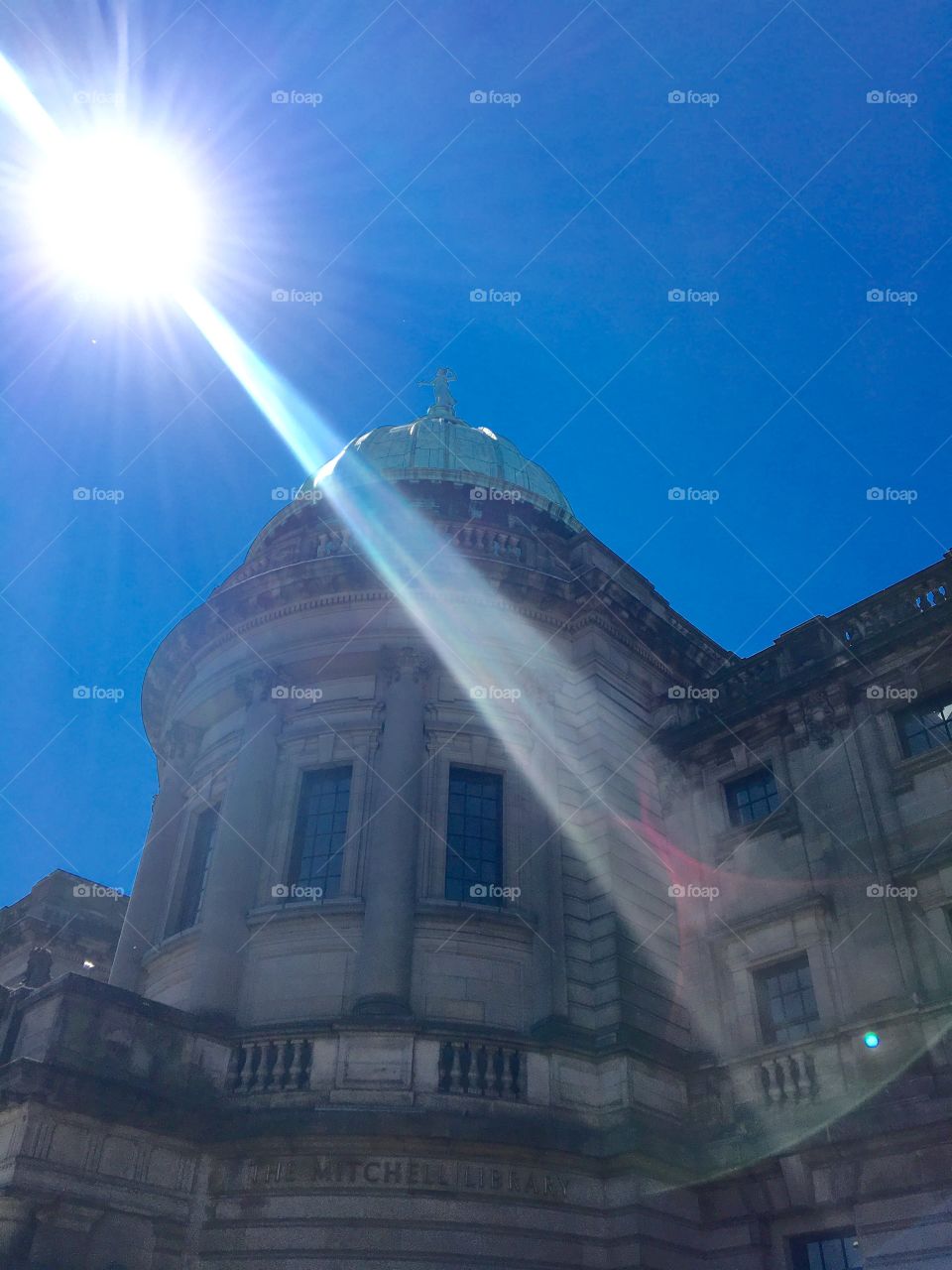 The fabulous Mitchell Library in the sun 