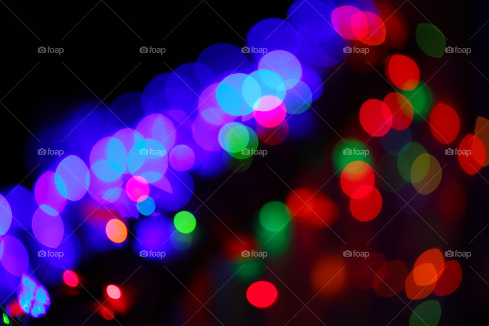 Abstract Christmas Lights