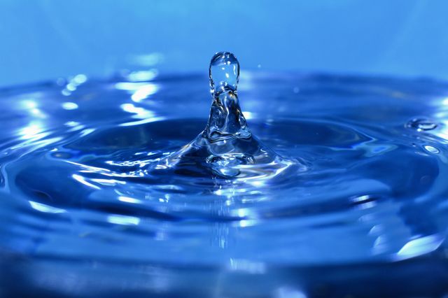 Close up of rippled water