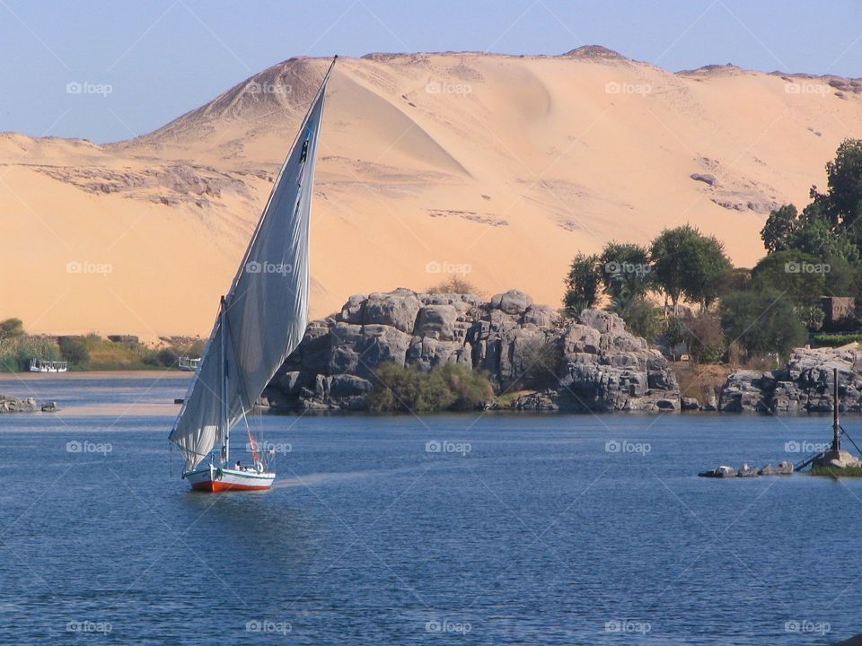 River Nile in Aswan