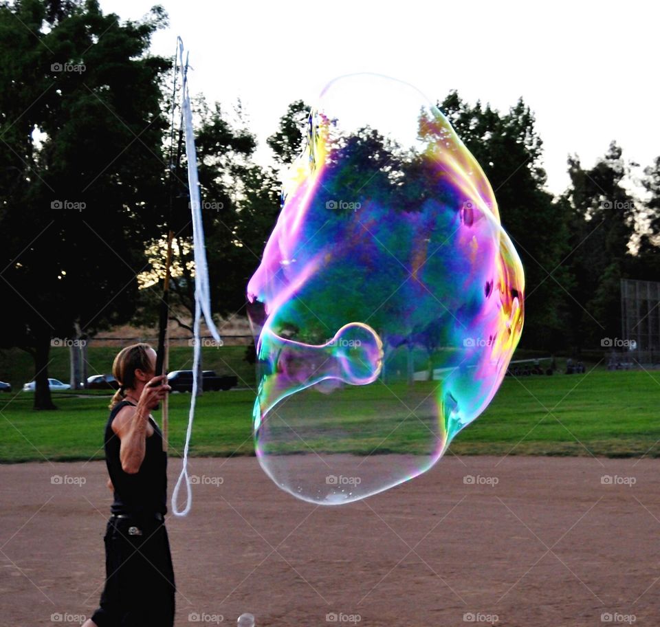Bubble in a bubble