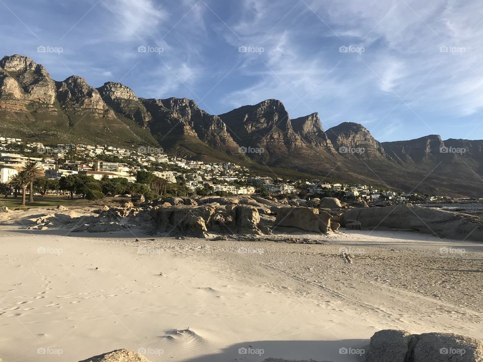 Blanket of mountains . These photos were taken at Capetown, Southafrica . 