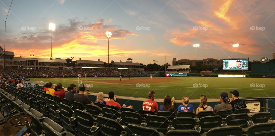 Dr Pepper ballpark in Frisco, Texas. Frisco RoughRiders minor league team. 