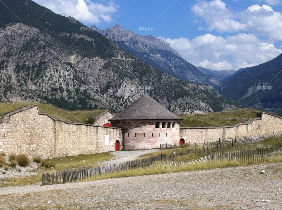 Fortification in Mont-Dauphin in France