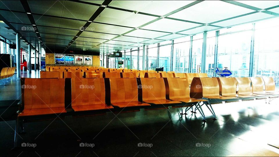 Indoors, Airport, Business, Empty, No Person