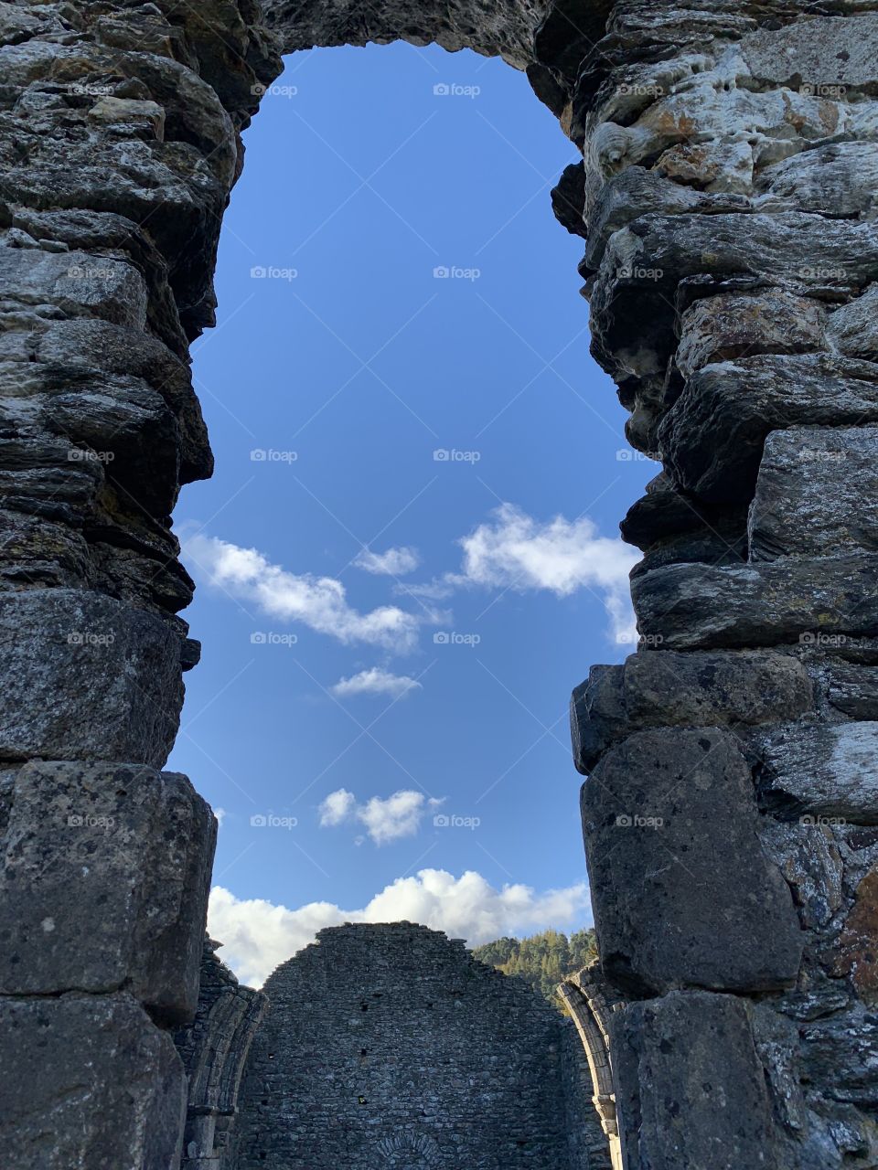 Looking through the stones in Ireland 