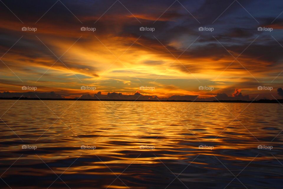 Sunset, Dawn, Water, Dusk, Evening