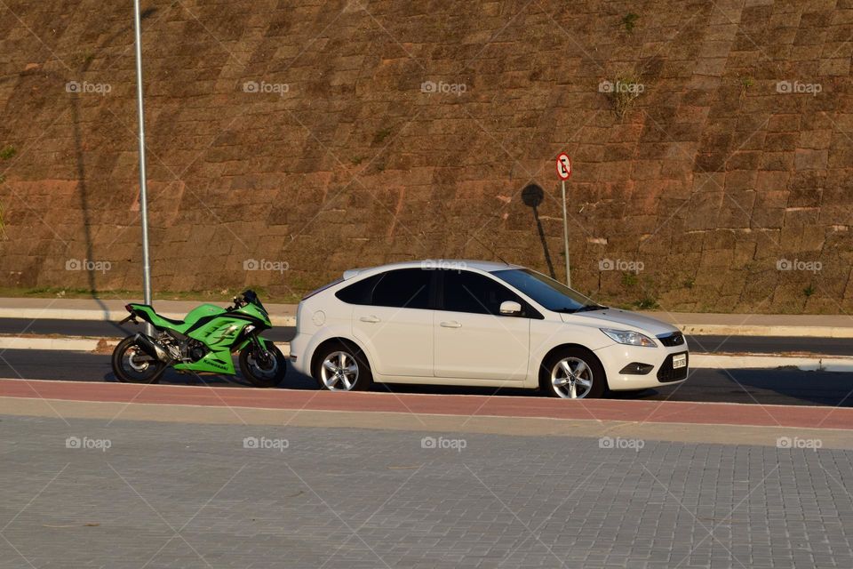 Ford focus 2013 and Kawasaki Ninja