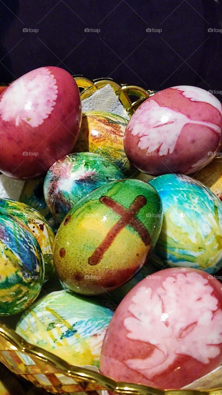painted eggs
