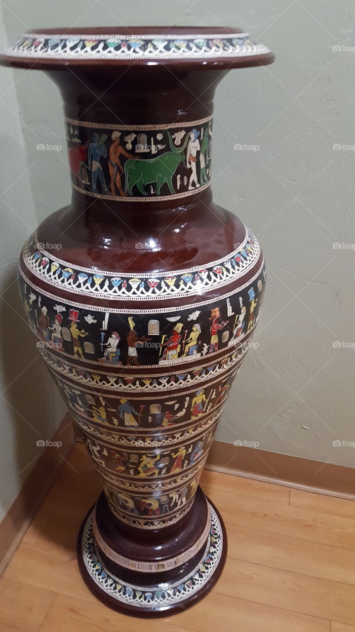 Egyptian Clay Vase
