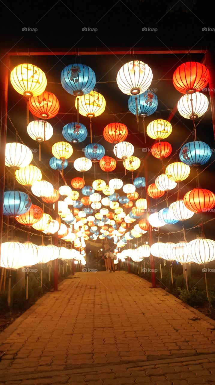 lantern street. lantern street in Hoi An, Viet Nam