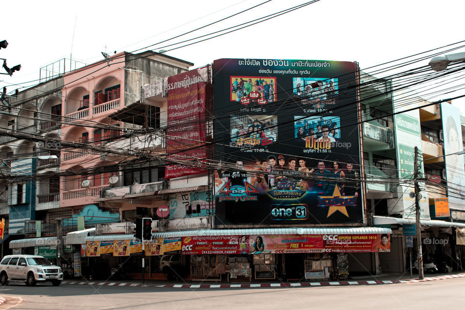 Chiang Rai and electric wires