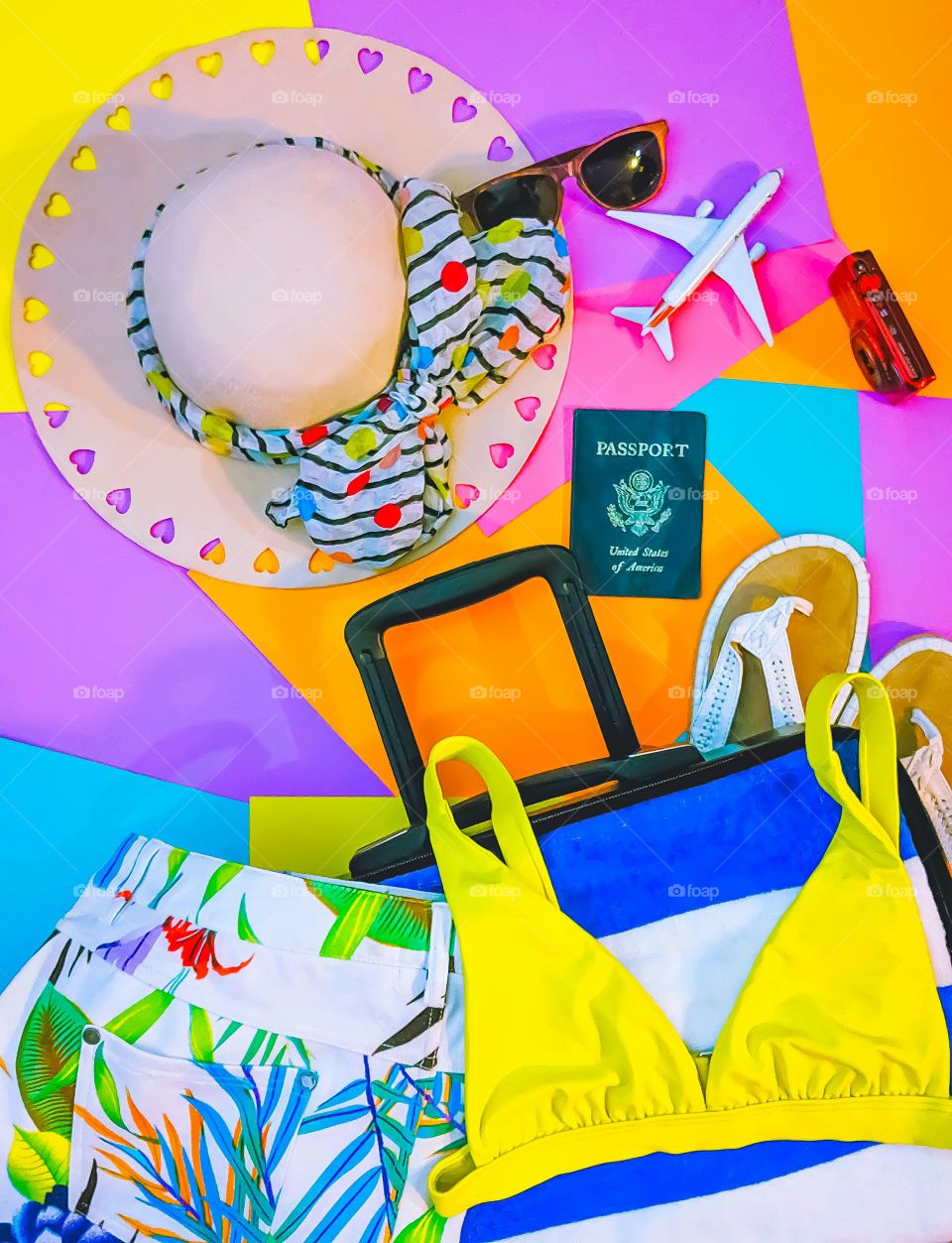 Suitcase for holiday