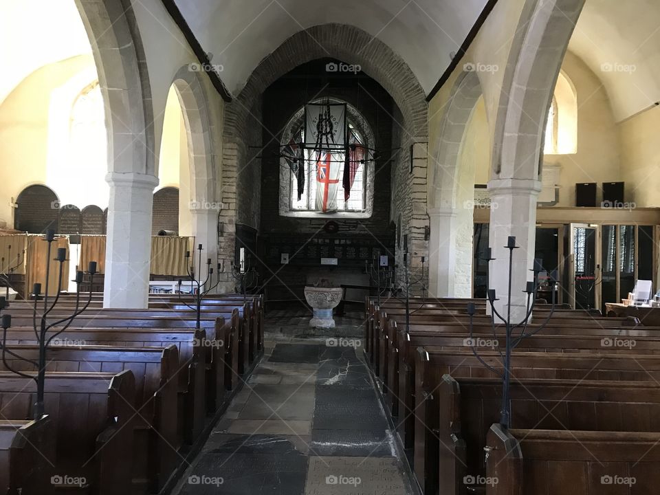 Inside St Petrox Church where you can appreciate the workmanship that went into the creation of this incredible place of worship.