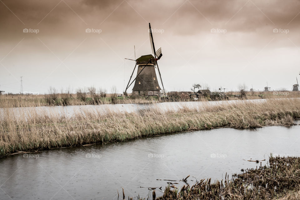 Windmill - Kinder Dijk - Holland
