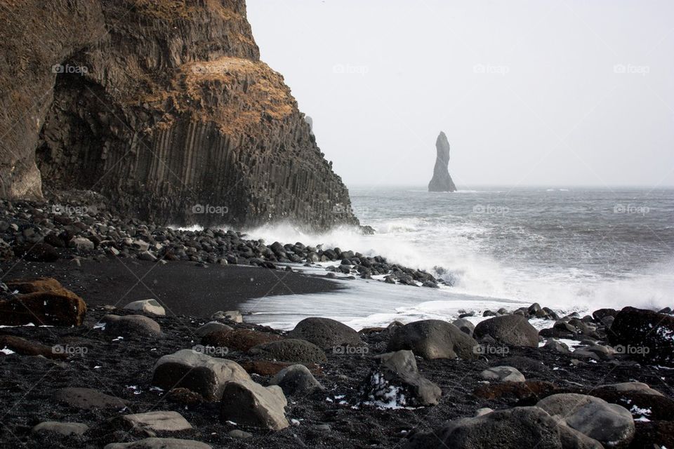 Reynisfjara beach in Iceland