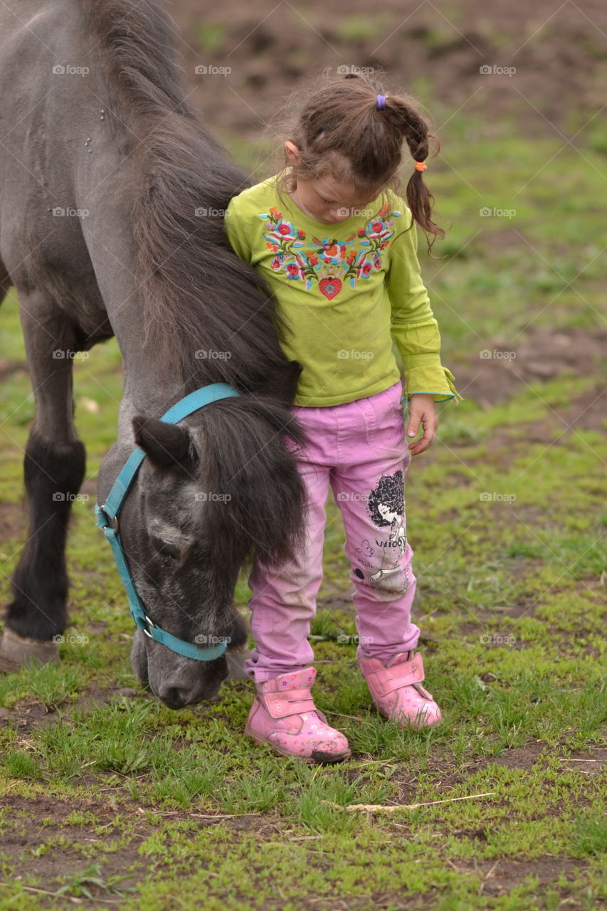 horse and girl