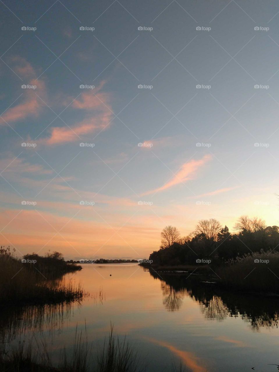 sunset at weekapaug ri