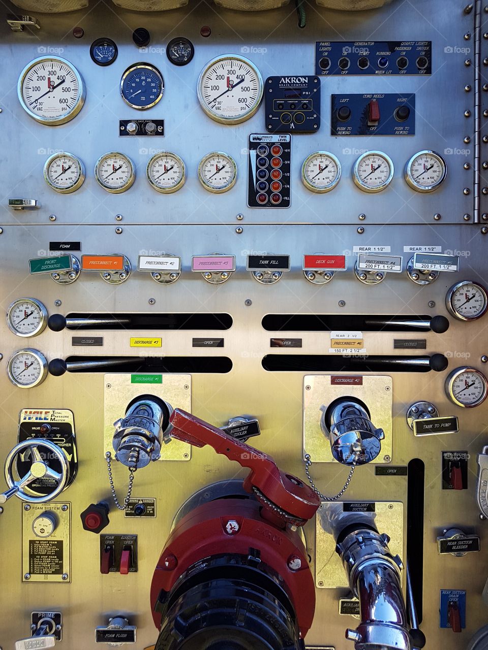 Fire Truck Control Panel