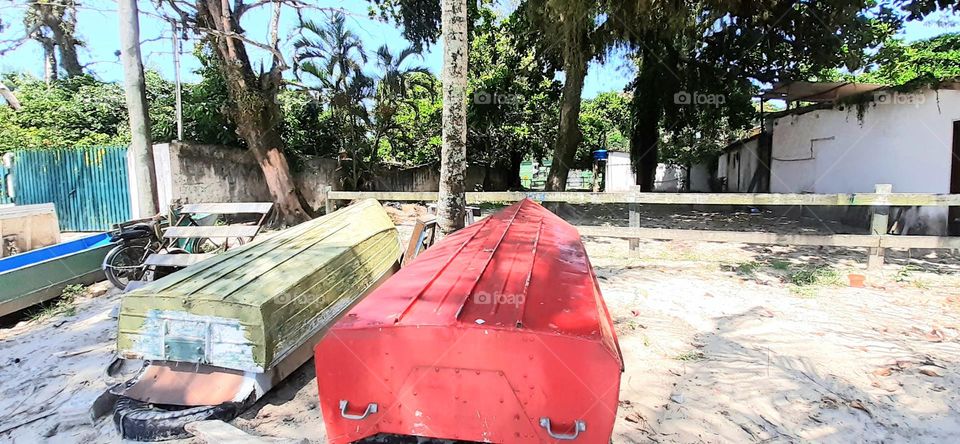 Perequê beach in the Guarujá city