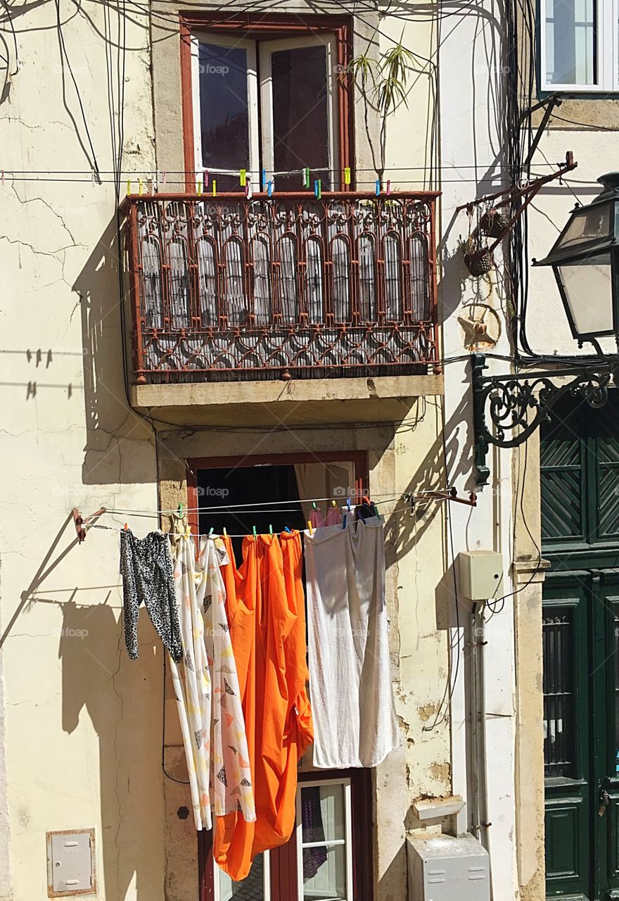 Old traditional balcony 