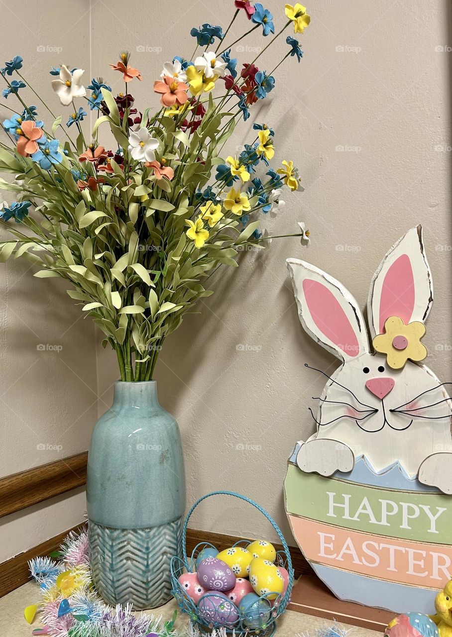 Happy Easter decorated 