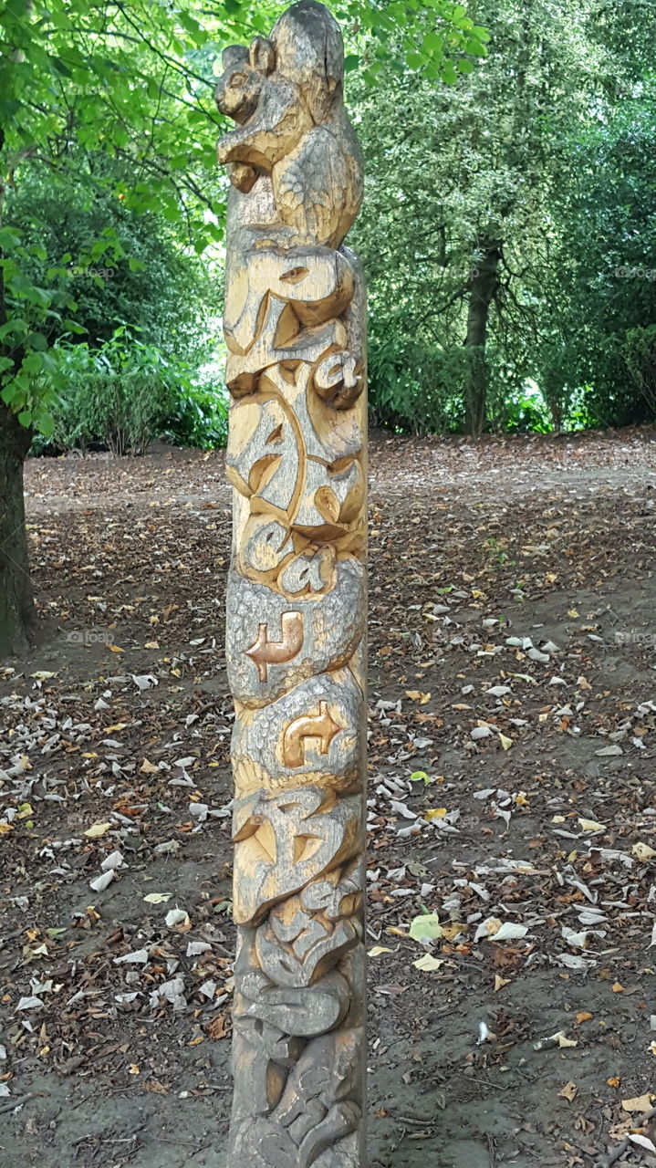 wood carving