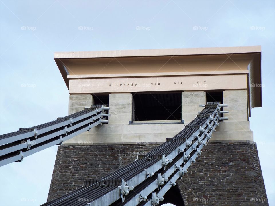 Top of Bristol Suspension Bridge 