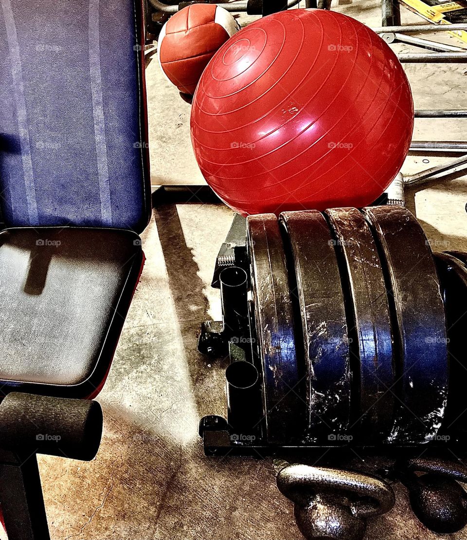 This year I will use the exercise equipment that my kids left in the garage!